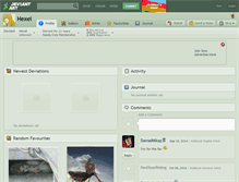 Tablet Screenshot of hexei.deviantart.com