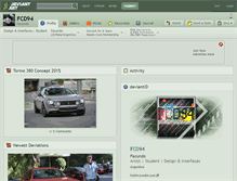 Tablet Screenshot of fcd94.deviantart.com