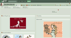Desktop Screenshot of chocolatechipmunk.deviantart.com