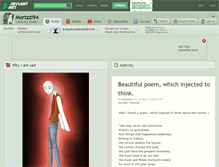 Tablet Screenshot of mortzzi94.deviantart.com