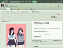 Tablet Screenshot of cicre.deviantart.com