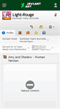 Mobile Screenshot of light-rouge.deviantart.com
