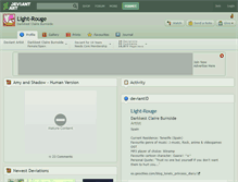 Tablet Screenshot of light-rouge.deviantart.com