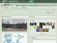 Tablet Screenshot of ganerone.deviantart.com