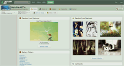Desktop Screenshot of genuine-art.deviantart.com
