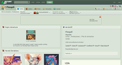 Desktop Screenshot of firequill.deviantart.com