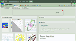 Desktop Screenshot of crushermach3.deviantart.com