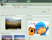 Tablet Screenshot of jvie.deviantart.com