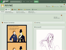 Tablet Screenshot of darkwings9.deviantart.com
