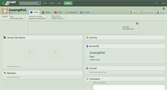 Desktop Screenshot of keepingitrad.deviantart.com