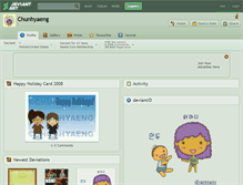 Tablet Screenshot of chunhyaeng.deviantart.com