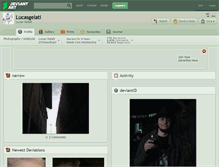 Tablet Screenshot of lucasgelati.deviantart.com