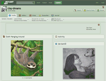 Tablet Screenshot of clay-dreams.deviantart.com