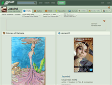 Tablet Screenshot of jazwind.deviantart.com