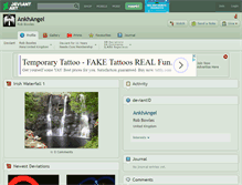 Tablet Screenshot of ankhangel.deviantart.com