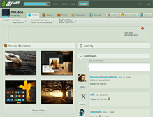 Tablet Screenshot of niruana.deviantart.com