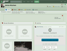 Tablet Screenshot of james-mizuhara.deviantart.com