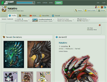 Tablet Screenshot of natakiro.deviantart.com