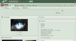 Desktop Screenshot of betong.deviantart.com