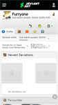 Mobile Screenshot of furryone.deviantart.com