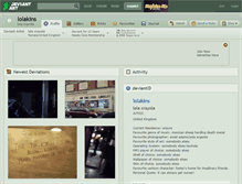 Tablet Screenshot of lolakins.deviantart.com