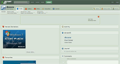 Desktop Screenshot of dkszone.deviantart.com