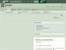 Tablet Screenshot of byakughan.deviantart.com