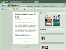 Tablet Screenshot of imvu-deviants.deviantart.com