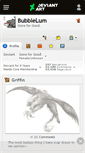 Mobile Screenshot of bubblelum.deviantart.com