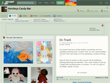 Tablet Screenshot of hersheys-candy-bar.deviantart.com