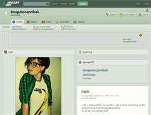 Tablet Screenshot of bouguisecannibals.deviantart.com