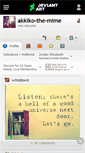 Mobile Screenshot of akkiko-the-mime.deviantart.com