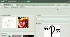 Desktop Screenshot of emyspheres.deviantart.com