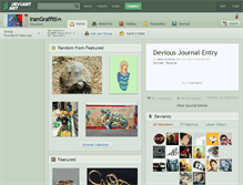 Tablet Screenshot of irangraffiti.deviantart.com