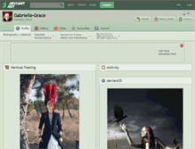 Tablet Screenshot of gabrielle-grace.deviantart.com