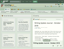 Tablet Screenshot of echowing.deviantart.com