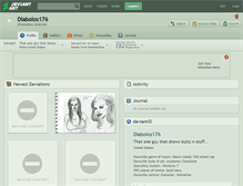 Tablet Screenshot of diabolos176.deviantart.com