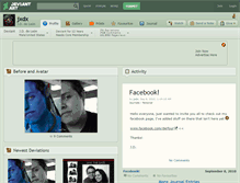 Tablet Screenshot of jxdx.deviantart.com