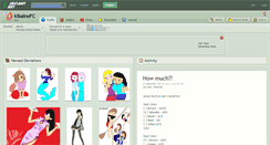Desktop Screenshot of kibainofc.deviantart.com