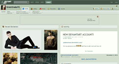 Desktop Screenshot of greensnake92.deviantart.com