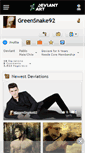 Mobile Screenshot of greensnake92.deviantart.com