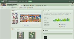 Desktop Screenshot of digimoncreation.deviantart.com