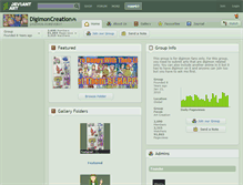 Tablet Screenshot of digimoncreation.deviantart.com