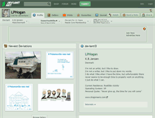 Tablet Screenshot of lphogan.deviantart.com