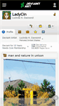Mobile Screenshot of ladycin.deviantart.com