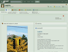 Tablet Screenshot of ladycin.deviantart.com
