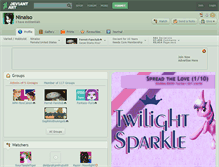 Tablet Screenshot of ninaiso.deviantart.com