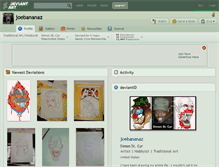Tablet Screenshot of joebananaz.deviantart.com