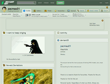 Tablet Screenshot of pacmau01.deviantart.com