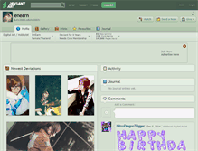 Tablet Screenshot of enearn.deviantart.com